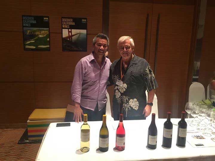 After years of friendship they meet again in HoChi Minh City. Peter K. Huwiler, Esser Vineyards and Duke, Resort Developer in Vietnam.